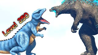 GOROSAURUS vs div GODZILLAS and LEATHERBACK  ARK Kaiju Battle [upl. by Smukler]