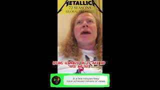 Dave upset with the OVEREXPOSURE of Metallica in the media 72seasons davemustaine metal [upl. by Wyne]