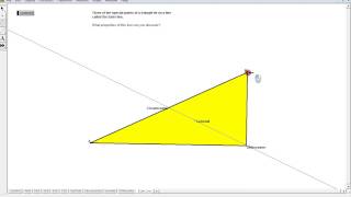 Euler Line Centroid Orthocenter amp Circumcenter [upl. by Yeldah]