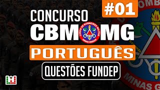 Concurso Bombeiros MG CFO  Português 01  Questões Fundep [upl. by Latif]