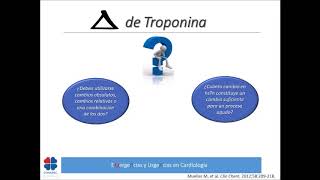 1° Modulo  B La era de la Troponina Ultrasensible [upl. by Amr]