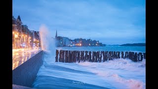 Tempête Eleanor  SaintMalo [upl. by Leopoldeen454]