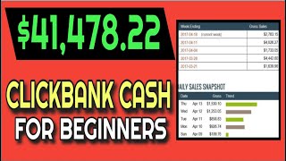 Clickbank Affiliate Marketing For Beginners Step By Step  1000 Day Tutorial [upl. by Shamus686]