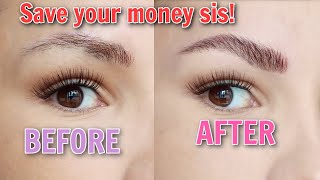 DIY Eyebrow Lamination UNDER 20 [upl. by Mandal]