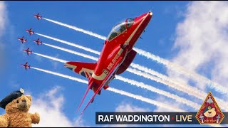 LIVE RAF WADDINGTON HOME OF THE RED ARROWS ISTAR RIVET JOINT amp SHADOW R1 261124 [upl. by Younglove172]