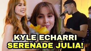 SPOTTED Kyle Echarri SERENADE Julia Barretto on her Birthday [upl. by Wier]