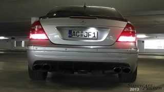 Tuned Mercedes E55 AMG wEisenmann Ride  Revs  Full throttle  LOUD [upl. by Salter]