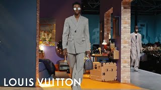 Mens FallWinter 2023 Show with Live Performance by Rosalía  LOUIS VUITTON [upl. by Kayne]