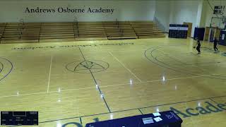 Andrew Osborne Acade vs Spire Academy Mens Basketball [upl. by Droflim]