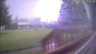 Washington State Weather Today Lightning Strike [upl. by Bouldon]