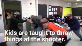 How children are taught to survive school shootings [upl. by Phylys]