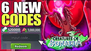 NEW CREATURES OF SONARIA CODES 2024  CREATURES OF SONARIA CODE  CREATURES OF SONARIA [upl. by Ociral]