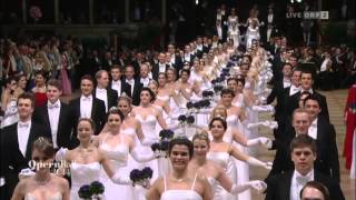 Polonaise debutants Opera Ball 2014 in Vienna [upl. by Okuy]