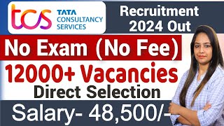 TCS Recruitment 2024TCS Free Hiring for 2024 BatchTCS Technical Government Job All Over IndiaMeet [upl. by Mcnair950]