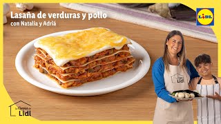 Lasaña de verduras 🫑🥕  Recetas con verduras  Lidl España [upl. by Mairb]