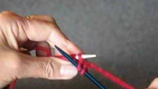 HOW TO KNIT THE KNIT STITCH VIDEO [upl. by Stephenson]