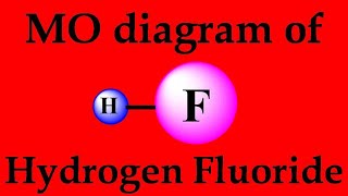 Molecular orbital diagram of hydrogen fluoride [upl. by Zielsdorf]