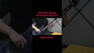 Cannibal Corpse  Purification By Fire【Bass Cover】shorts [upl. by Barnabe]