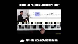 Bohemian Rhapsody  Tutorial para piano [upl. by Bocoj866]