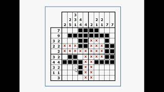 10 x 10 Nonogram Puzzles  How to Solve [upl. by Ecikram]