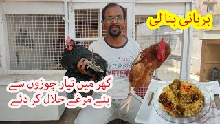 Murghay Halal Kar K Biryani Bana Li I M Wahaj Vlogs [upl. by Oika]