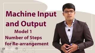 Machine Input and Output  Basic Model 1  Number of Steps for Rearrangement [upl. by Anastasia]