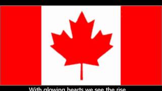 Oh CanadaCanadian national anthemEnglish lyrics [upl. by Ramilahs438]