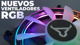 ¡El Mejor RGB para tu PC Ventiladores de Alta Calidad Batauro [upl. by Nesmat]