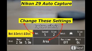 Nikon Z 9 Firmware 40 Overview Auto Capture [upl. by Brawley]