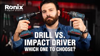 Drill vs Impact Driver Differences [upl. by Rubbico]