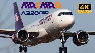 4K Paris CDG 🇫🇷  Louxor 🇪🇬 A320néo Air Cairo Flight Report [upl. by Dibb]