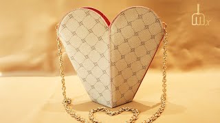 Making heart bag Part 12 [upl. by Ellainad385]