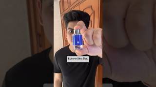 Mont Blanc Explorer Ultra Blue Perfume Review perfume fragrance cologne montblanc shorts men [upl. by Atsed102]