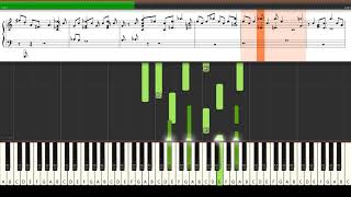 Debussy Reverie Piano Tutorial Synthesia Sheet Music  midi [upl. by Liesa]