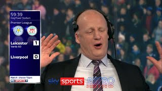 quotThis is one of the best goals Ive ever seenquot  Reaction to Jamie Vardys goal against Liverpool [upl. by Ylrahc]