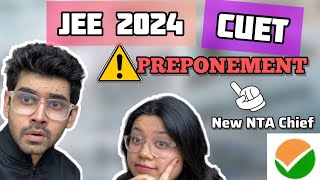 🚨JEE 2024  OFFICIAL Update  ⚠️ PREPONEMENT ⚠️ jee2024 jee iit namokaul purnimakaul prepone [upl. by Dahcir]