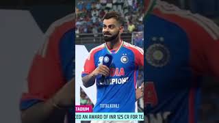 Team india victory parade Virat Kohli full interview wankhede stadium [upl. by Aninnaig70]