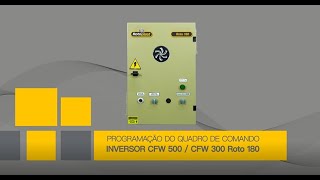 Programação do inversor Weg nos quadros de comando CFW300 e CFW500 do climatizador Roto 180 [upl. by Samuela]