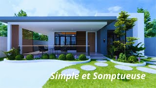 Découvrez tous les secrets dune petite maison moderne  Extérieur et Intérieur révélés [upl. by Paluas]