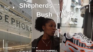 Shepherds Bush Westfields  Sephora  Shopping  Rosian Campbell [upl. by Nirrek802]