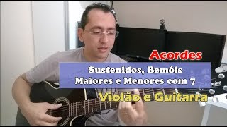 Aprendendo Acordes Violão  Aula Completa [upl. by Hound]