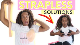 Strapless Bra Solutions  Strapless Bra Hacks Tips and Tricks [upl. by Toney894]