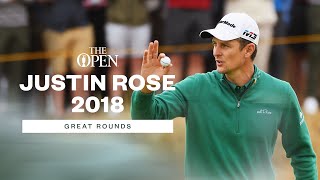 Justin Rose shoots The Lowest Round In 2018  Great Open Rounds [upl. by Elbertine]