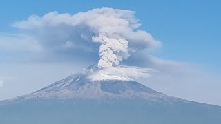 Actividad Volcán Popocatépetl está en vivo [upl. by Lais]