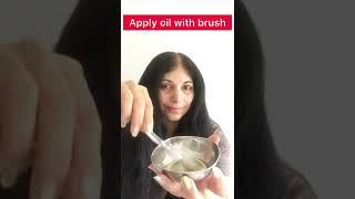 Castor Oil For Hair Growth  How To Use Castor Oil For Hair shorts [upl. by Ramoh]