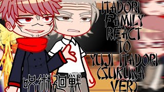 Itadori Family react to Ryomen Sukuna  Jujutsu Kaisen react [upl. by Storer]