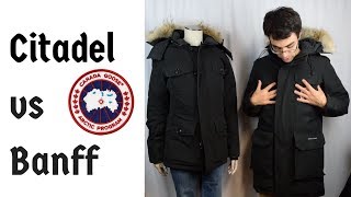 Citadel vs Banff Review Comparison Parka Canada Goose [upl. by Annia]