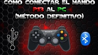 Tutorial Como conectar Fácil Mando PS3 a PC  Por Cable o Bluetooth  Windows 10 amp 11  2022 [upl. by Dud717]