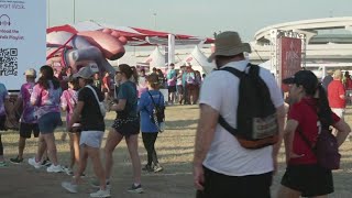 American Heart Association Heart Walk in Dallas [upl. by Rivy]