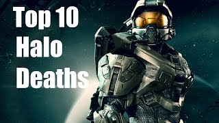 Top 10 Halo Death Scenes [upl. by Nagek]